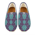 Turquoise Hamsa Pattern Print Casual Shoes