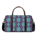 Turquoise Hamsa Pattern Print Duffel Bag
