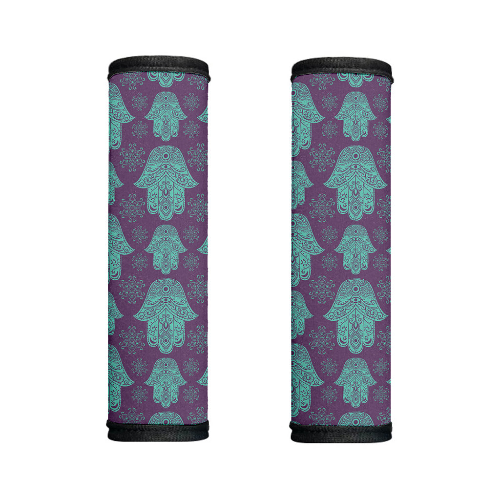 Turquoise Hamsa Pattern Print Handle Covers