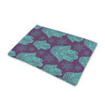 Turquoise Hamsa Pattern Print Pet Cooling Mat Cover