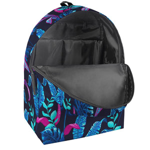 Turquoise Hawaii Tropical Pattern Print Backpack