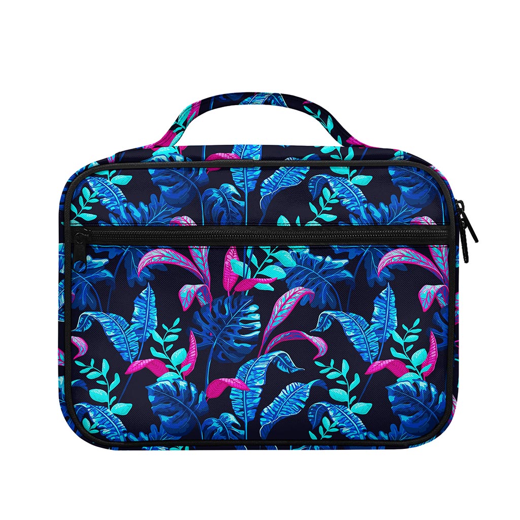 Turquoise Hawaii Tropical Pattern Print Briefcase Bible Bag