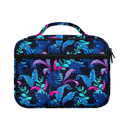 Turquoise Hawaii Tropical Pattern Print Briefcase Bible Bag