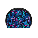 Turquoise Hawaii Tropical Pattern Print Coin Purse