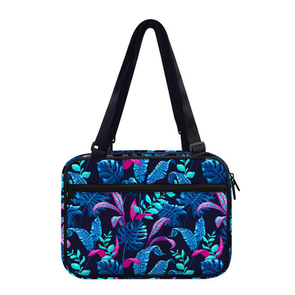 Turquoise Hawaii Tropical Pattern Print Double Strap Bible Bag
