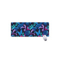 Turquoise Hawaii Tropical Pattern Print Extended Mouse Pad