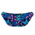 Turquoise Hawaii Tropical Pattern Print Fanny Pack