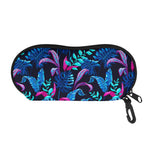 Turquoise Hawaii Tropical Pattern Print Glasses Case