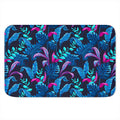 Turquoise Hawaii Tropical Pattern Print Indoor Door Mat