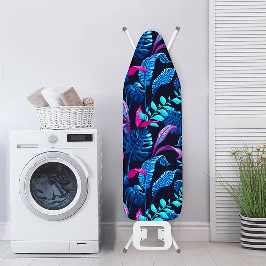 Turquoise Hawaii Tropical Pattern Print Ironing Board Cover