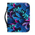 Turquoise Hawaii Tropical Pattern Print Leather Bible Cover