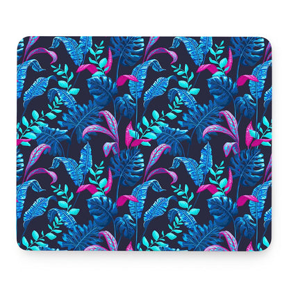 Turquoise Hawaii Tropical Pattern Print Mouse Pad
