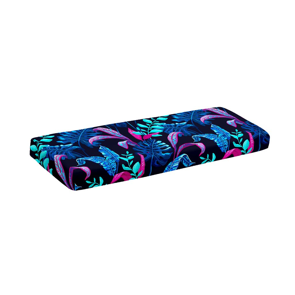Turquoise Hawaii Tropical Pattern Print Piano Keyboard Cover