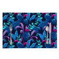 Turquoise Hawaii Tropical Pattern Print Placemat