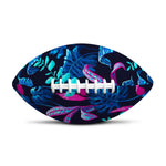 Turquoise Hawaii Tropical Pattern Print Rugby Ball