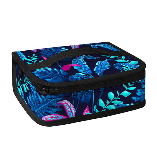 Turquoise Hawaii Tropical Pattern Print Small Lunch Bag