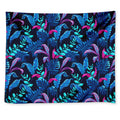 Turquoise Hawaii Tropical Pattern Print Tapestry