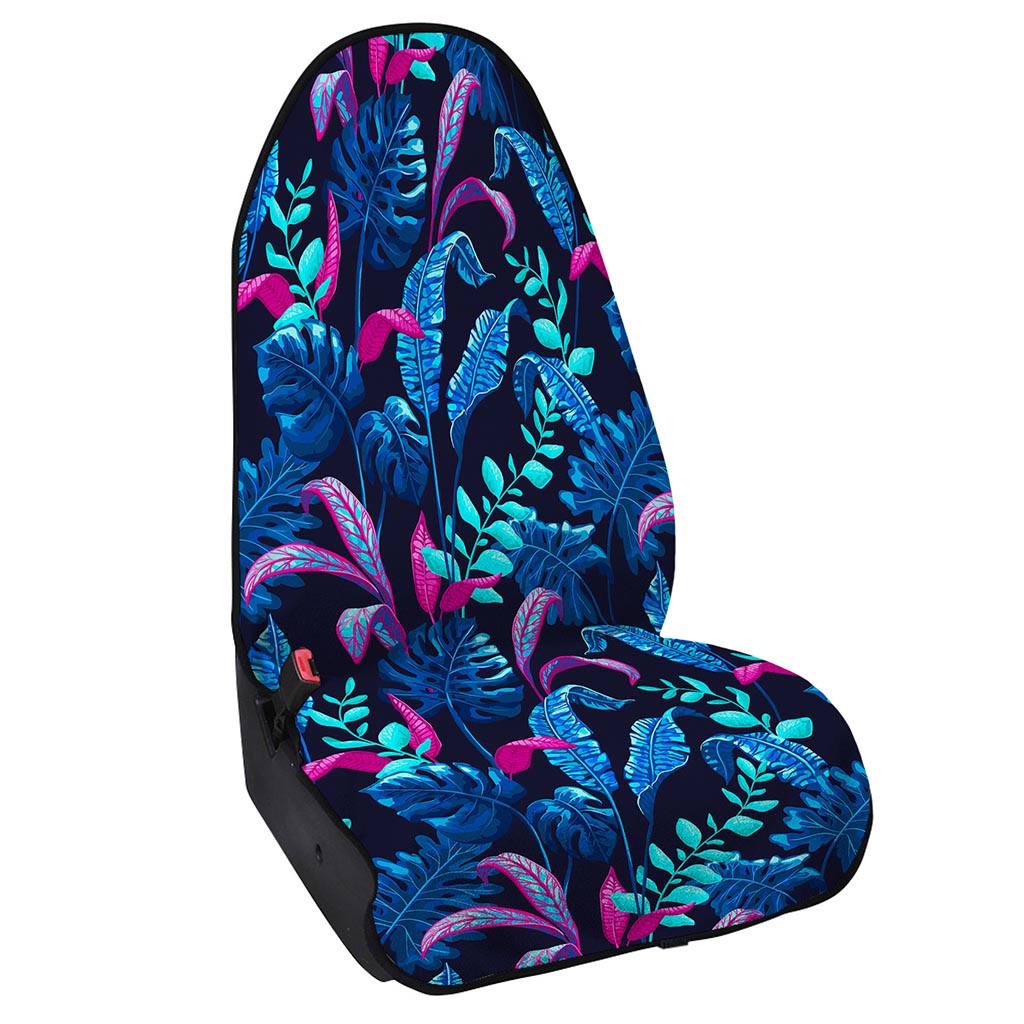 Turquoise Hawaii Tropical Pattern Print Waterproof Car Seat Cover