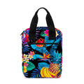 Turquoise Hawaiian Fruits Pattern Print Bible Tote Bag