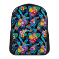 Turquoise Hawaiian Fruits Pattern Print Casual Backpack