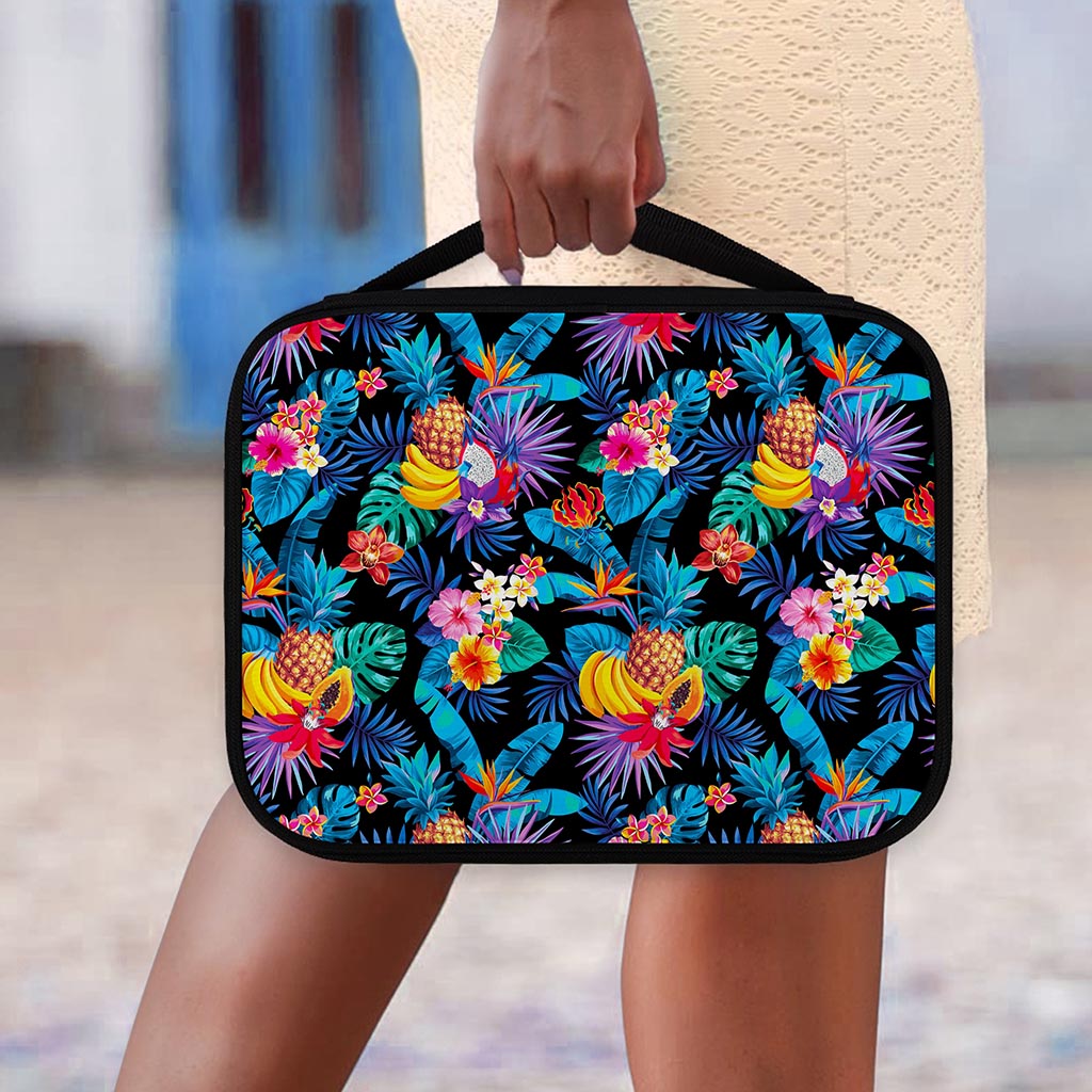Turquoise Hawaiian Fruits Pattern Print Classic Bible Case