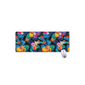 Turquoise Hawaiian Fruits Pattern Print Extended Mouse Pad
