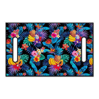 Turquoise Hawaiian Fruits Pattern Print Golf Cart Seat Cover