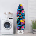 Turquoise Hawaiian Fruits Pattern Print Ironing Board Cover