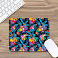 Turquoise Hawaiian Fruits Pattern Print Mouse Pad