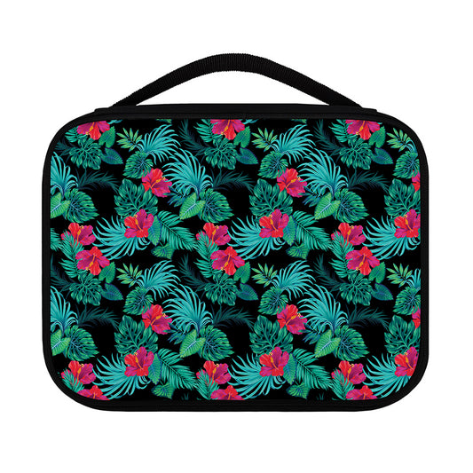 Turquoise Hawaiian Palm Leaves Print Classic Bible Case