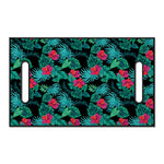 Turquoise Hawaiian Palm Leaves Print Golf Cart Seat Cover