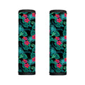 Turquoise Hawaiian Palm Leaves Print Handle Covers