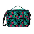 Turquoise Hawaiian Palm Leaves Print Shoulder Strap Bible Bag