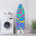Turquoise Holographic Trippy Print Ironing Board Cover
