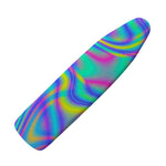 Turquoise Holographic Trippy Print Ironing Board Cover