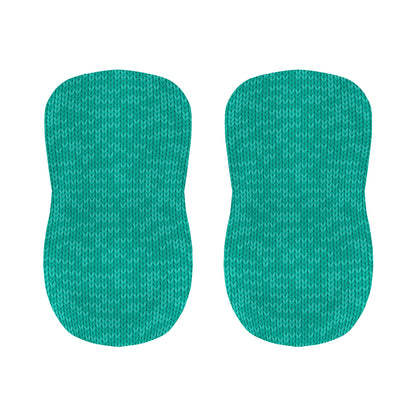 Turquoise Knitted Pattern Print Bar Stool Covers