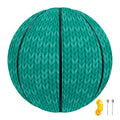 Turquoise Knitted Pattern Print Basketball
