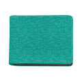 Turquoise Knitted Pattern Print Bifold Wallet