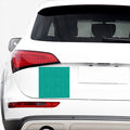 Turquoise Knitted Pattern Print Car Sticker