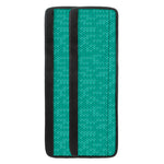 Turquoise Knitted Pattern Print Refrigerator Handle Covers