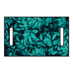 Turquoise Leaf Print Golf Cart Seat Cover