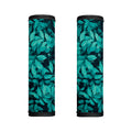 Turquoise Leaf Print Handle Covers