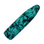 Turquoise Leaf Print Ironing Board Cover