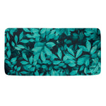 Turquoise Leaf Print Towel