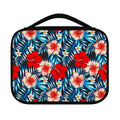 Turquoise Leaves Hibiscus Pattern Print Classic Bible Case