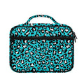 Turquoise Leopard Print Briefcase Bible Bag