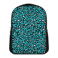 Turquoise Leopard Print Casual Backpack