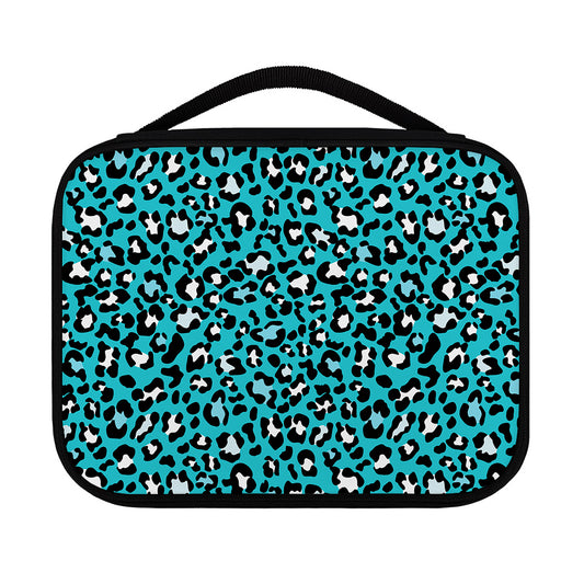 Turquoise Leopard Print Classic Bible Case