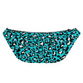 Turquoise Leopard Print Fanny Pack