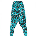 Turquoise Leopard Print Hammer Pants
